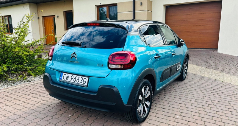 Citroen C3 cena 61900 przebieg: 11535, rok produkcji 2023 z Włocławek małe 742